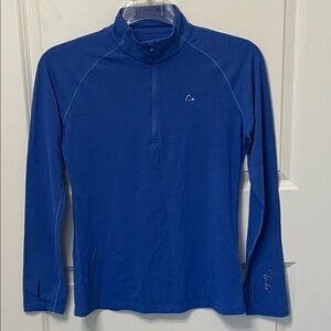Paradox Blue Merino Blend Pullover Medium